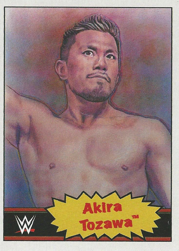 WWE Topps Living Set Trading Cards 2021 Akira Tozawa No.12