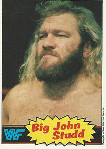 WWF Topps Wrestling Cards 1985 Big John Studd No.12