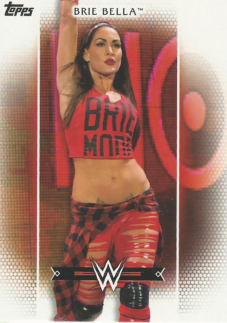WWE Topps Women Division 2017 Trading Card Brie Bella R12