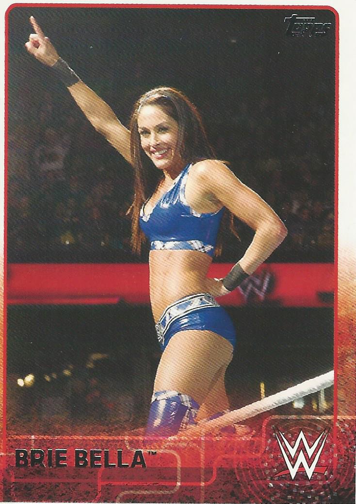 WWE Topps 2015 Trading Card Brie Bella No.12