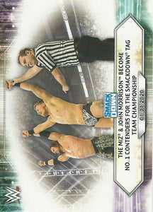 WWE Topps 2021 Trading Cards The Miz and John Morrison No.12