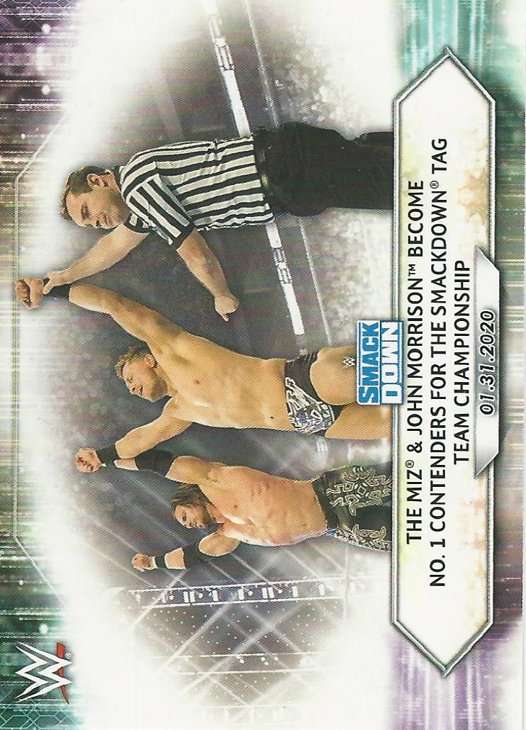 WWE Topps 2021 Trading Cards The Miz and John Morrison No.12