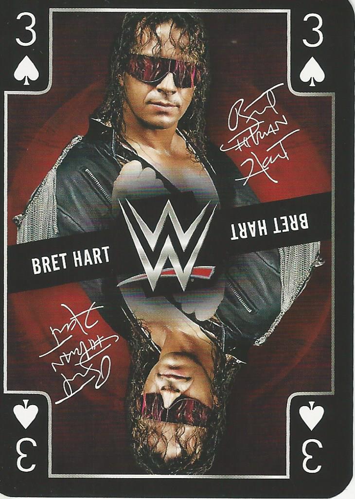 WWE 2019 Playing Cards Bret Hart