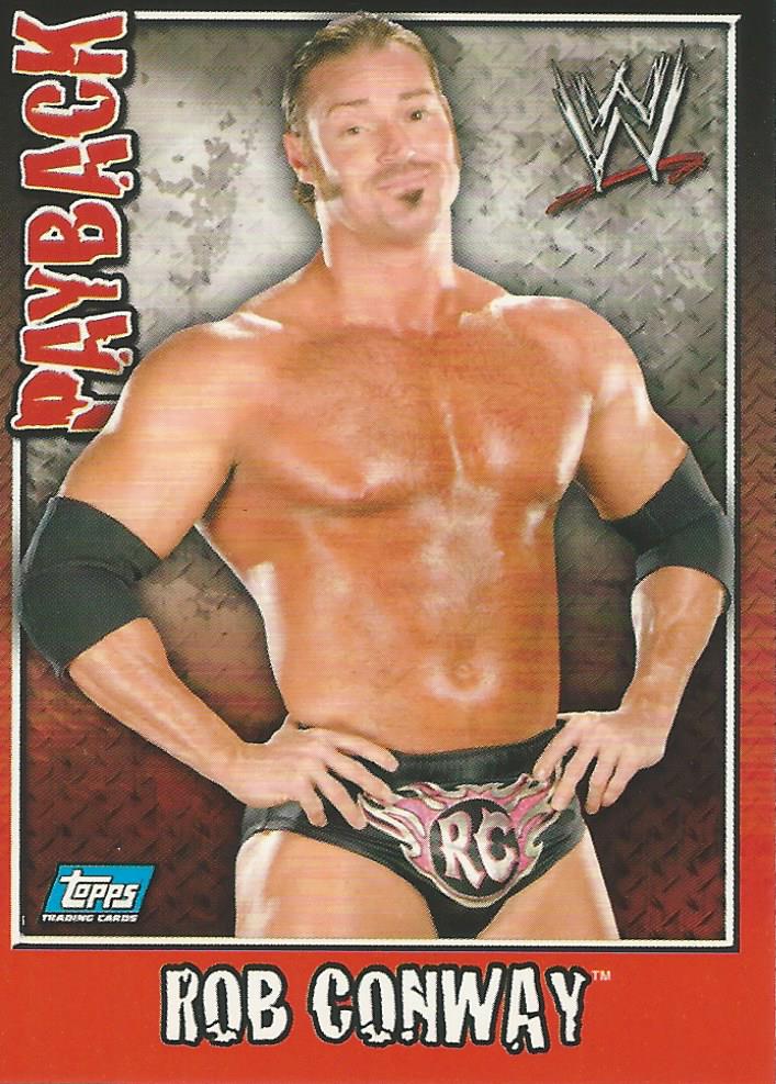 WWE Topps Payback 2006 Trading Card Rob Conway No.12