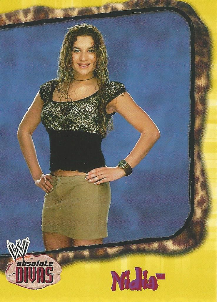 WWE Fleer Absolute Divas Trading Card 2002 Nidia No.12