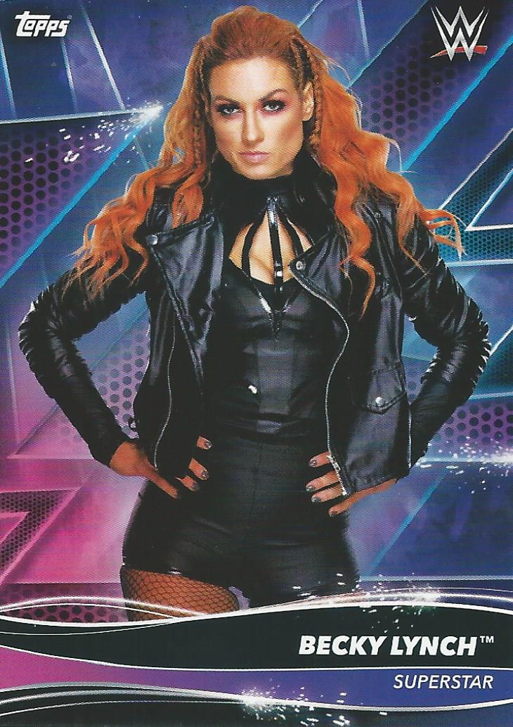 Topps WWE Superstars 2021 Trading Cards Becky Lynch No.12