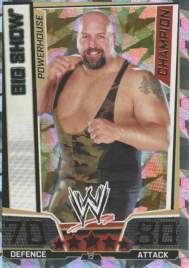 WWE Slam Attax Superstars 2013 Trading Card Champion Big Show No.12