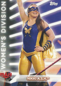 WWE Topps Women Division 2021 Trading Card Nikki A.S.H RC-12