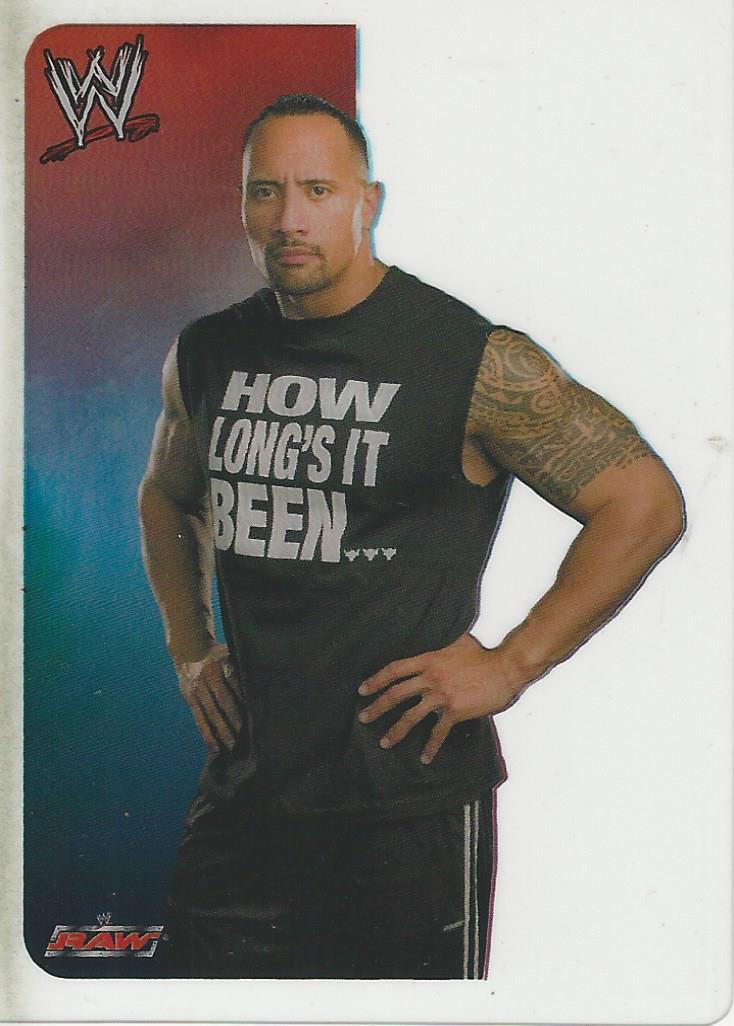 WWE Edibas Lamincards 2004 The Rock No.12