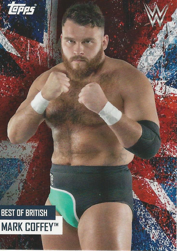 WWE Topps Best of British 2021 Trading Card Mark Coffey