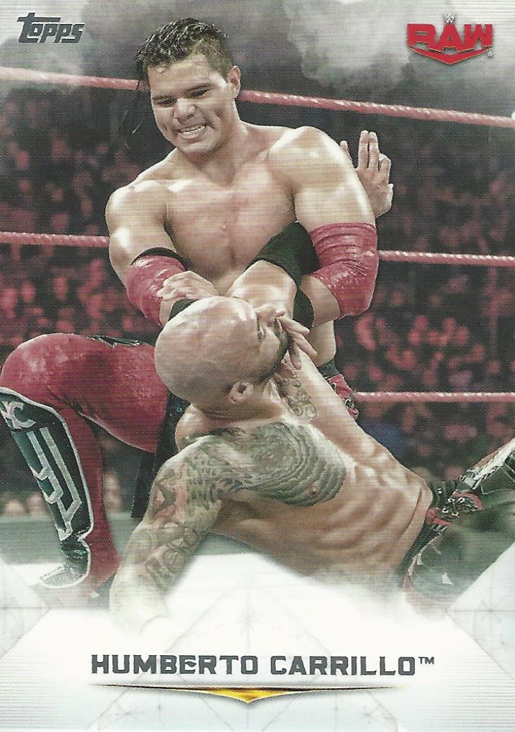 WWE Topps Undisputed 2020 Trading Card Humberto Carrillo No.12