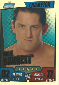 WWE Topps Slam Attax Rumble 2011 Trading Card Champion Wade Barrett No.12