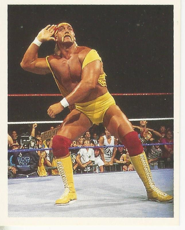 WWF Merlin Stickers 1992 Hulk Hogan No.12