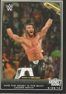 WWE Topps Road to Wrestlemania 2015 Trading Cards Seth Rollins No.30