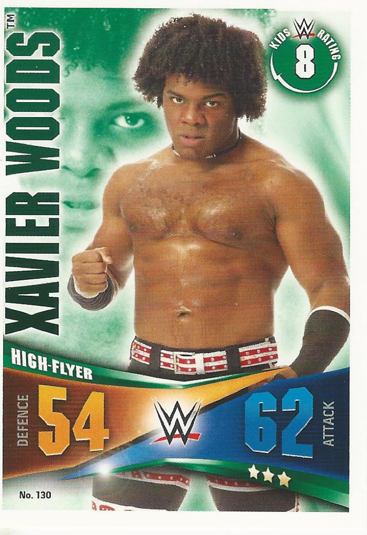 WWE Topps Slam Attax Rivals 2014 Trading Card Xavier Woods No.130