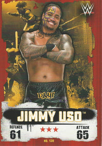 WWE Topps Slam Attax Takeover 2016 Trading Card Jimmy Uso No.130