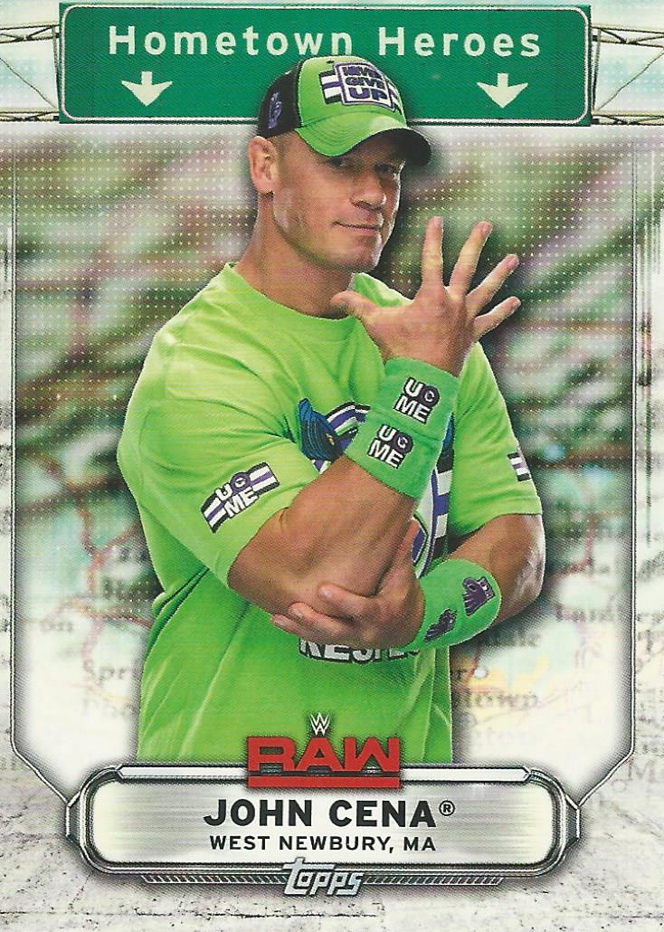 WWE Topps Raw 2019 Trading Card John Cena HH-21