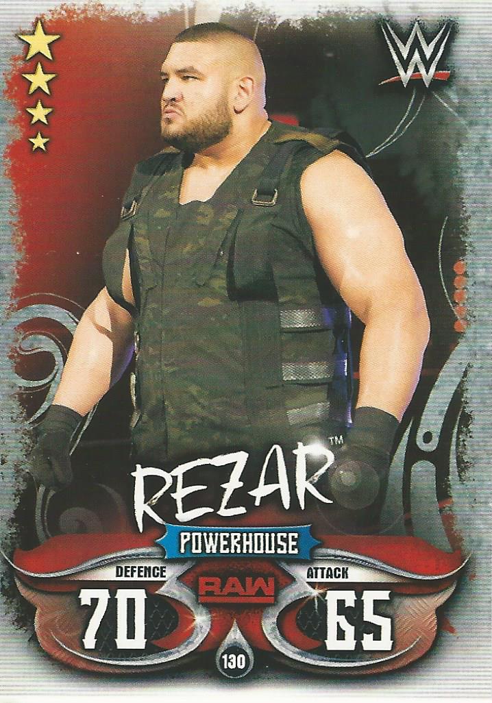 WWE Topps Slam Attax Live 2018 Trading Card Rezar No.130