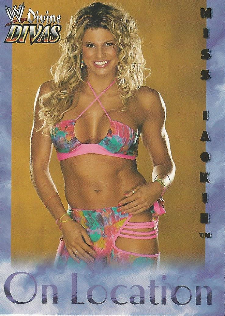 WWE Fleer Divine Divas Trading Card 2003 Miss Jackie OL 14 of 16