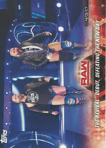 WWE Topps Road to Wrestlemania 2018 Trading Cards The Revival No.30