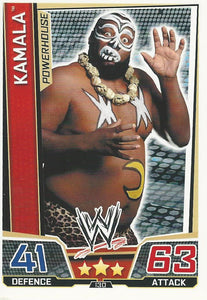 WWE Slam Attax Superstars 2013 Trading Card Kamala No.130