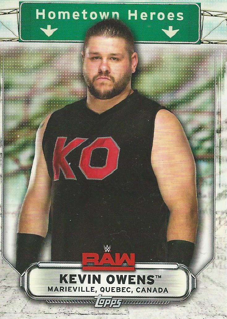 WWE Topps Raw 2019 Trading Card Kevin Owens HH-22