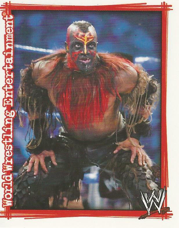 WWE Topps Superstars Uncovered 2007 Sticker Collection Boogeyman No.131