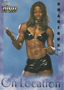 WWE Fleer Divine Divas Trading Card 2003 Shaniqua OL 15 of 16