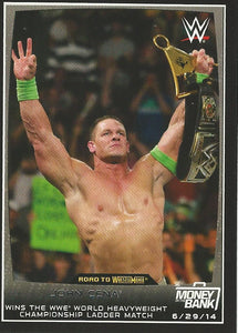 WWE Topps Road to Wrestlemania 2015 Trading Cards John Cena No.31