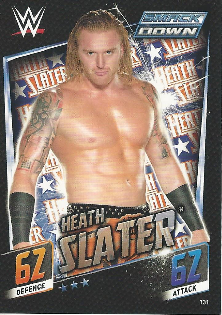 WWE Topps Slam Attax 2015 Then Now Forever Trading Card Heath Slater No.131