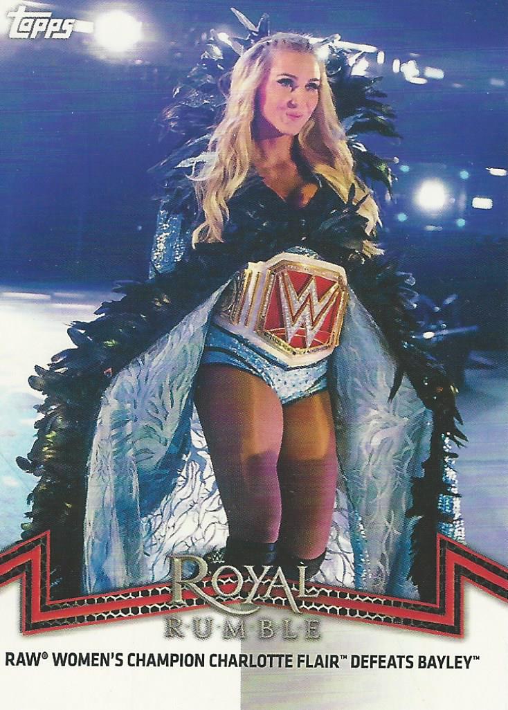 WWE Topps Women Division 2018 Trading Cards Charlotte Flair RAW-1