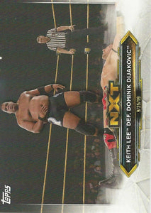 WWE Topps NXT 2020 Trading Cards Keith Lee No.31