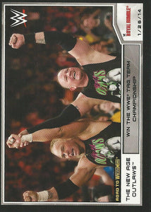 WWE Topps Road to Wrestlemania 2014 Trading Card New Age Outlaws No.71