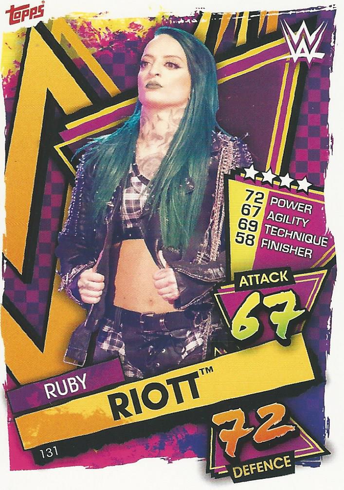 WWE Topps Slam Attax 2021 Trading Card Ruby Riott No.131