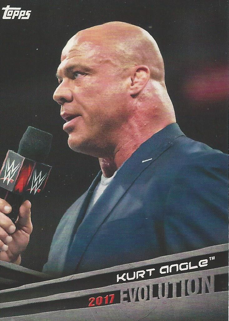 WWE Topps 2018 Trading Cards Kurt Angle E31