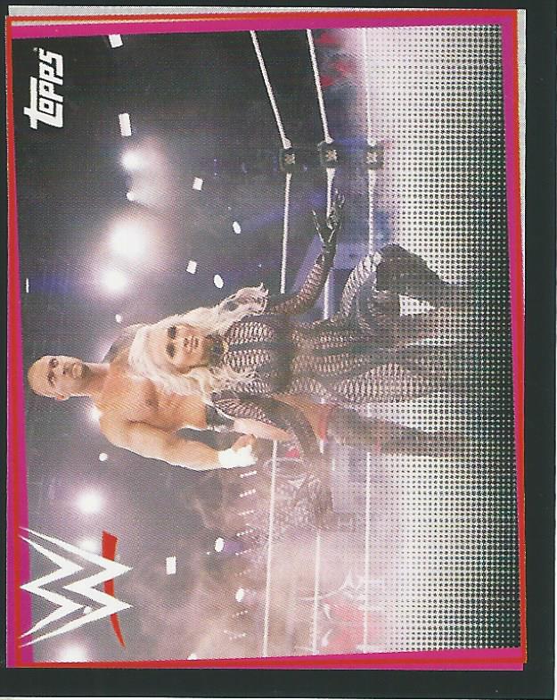 WWE Topps Road to Wrestlemania Stickers 2021 Karrion Kross & Scarlett No.132