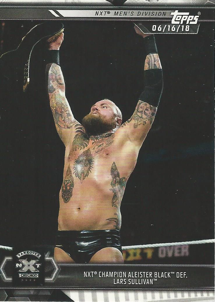WWE Topps NXT 2019 Trading Cards Aleister Black No.32