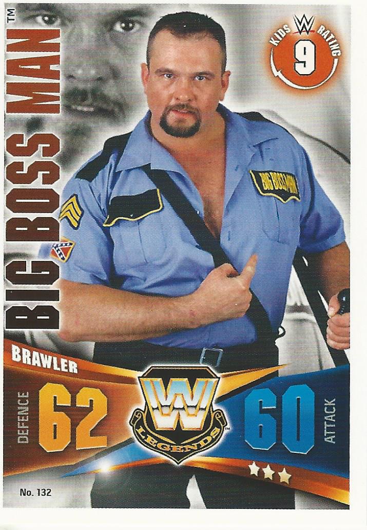 WWE Topps Slam Attax Rivals 2014 Trading Card Big Boss Man No.132