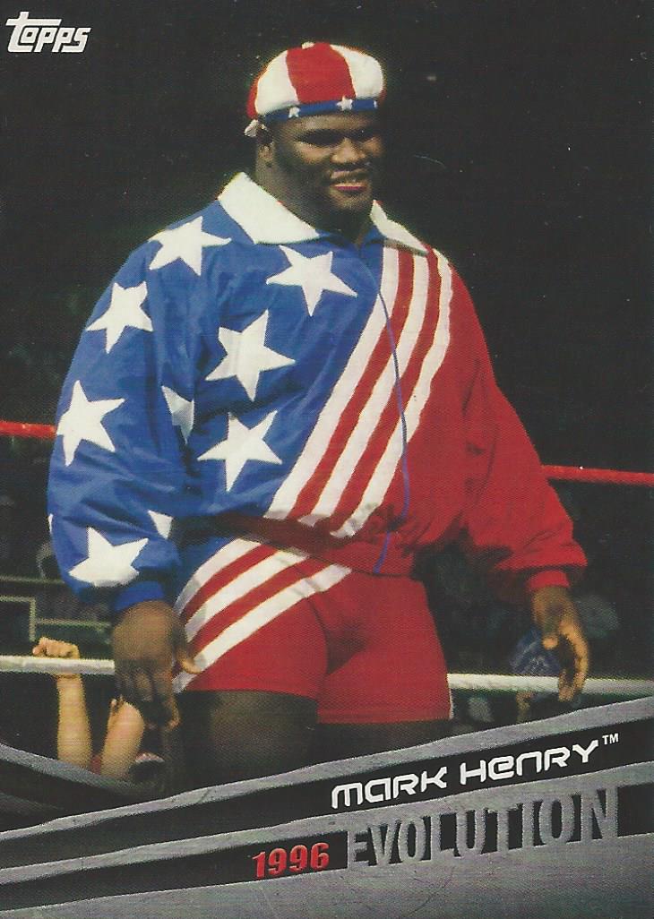 WWE Topps 2018 Trading Cards Mark Henry E32