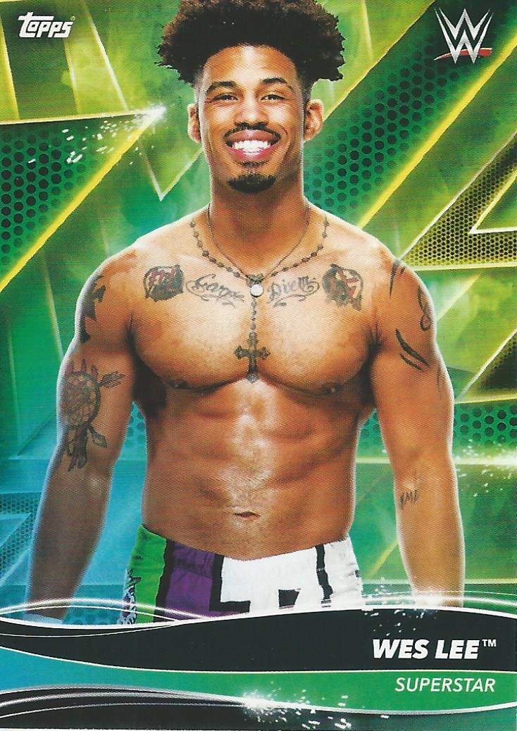 Topps WWE Superstars 2021 Trading Cards Wes Lee No.132