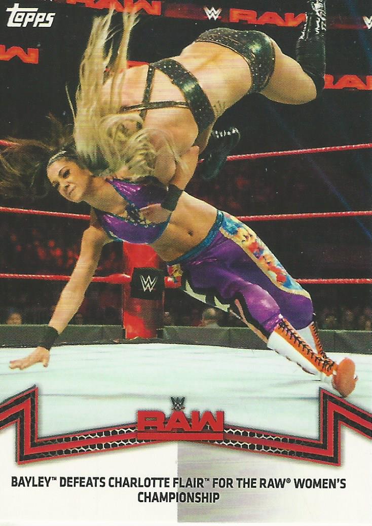 WWE Topps Women Division 2018 Trading Cards Bayley RAW-2