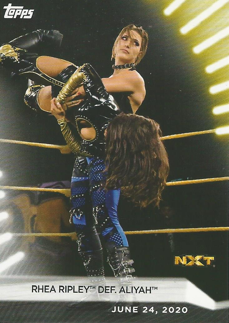 WWE Topps Women Division 2021 Trading Card Rhea Ripley No.32