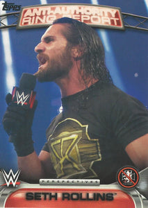 WWE Topps 2016 Trading Cards Seth Rollins 3AA