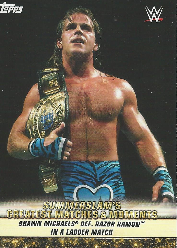 WWE Topps Summerslam 2019 Trading Card Shawn Michaels GM-11