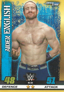 WWE Topps Slam Attax 10th Edition Trading Card 2017 Aiden English No.133