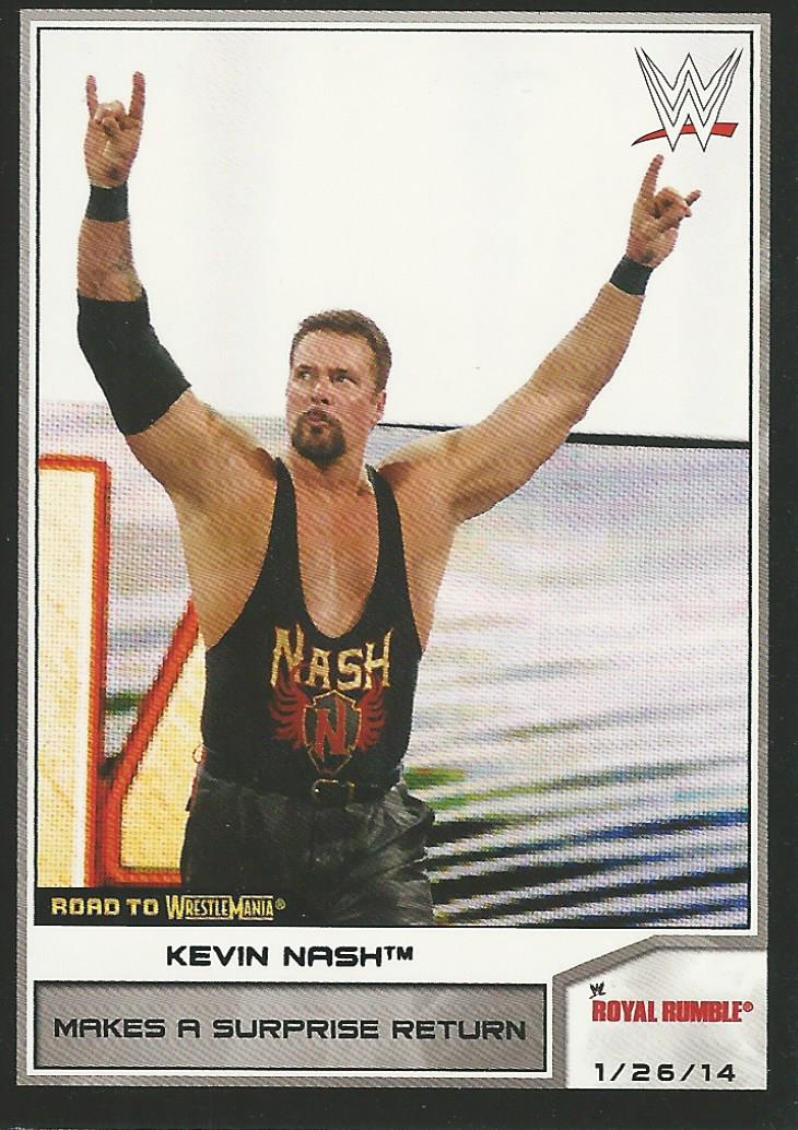 WWE Topps Road to Wrestlemania 2014 Trading Card Kevin Nash No.73