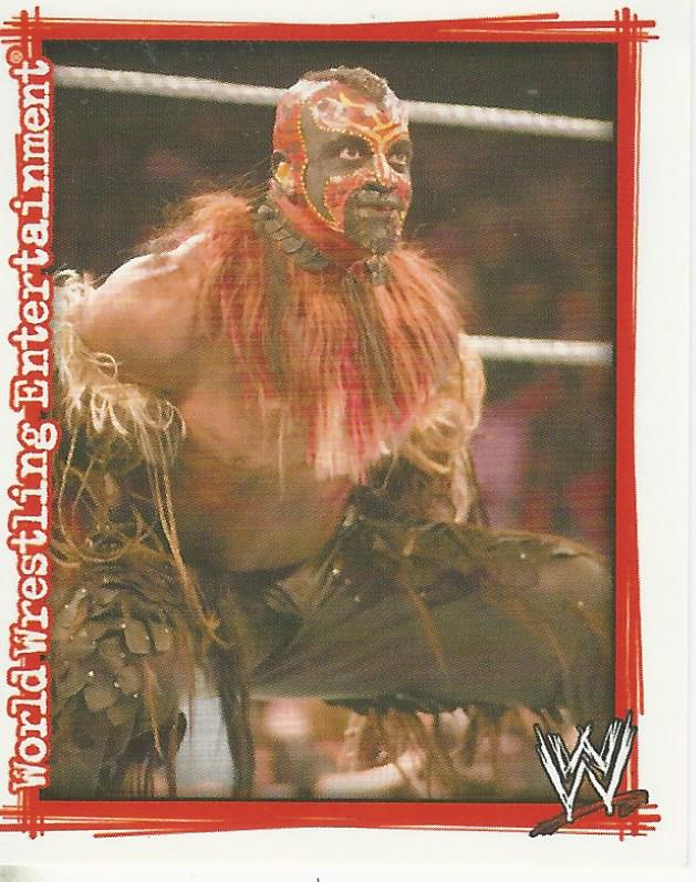 WWE Topps Superstars Uncovered 2007 Sticker Collection Boogeyman No.133