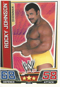 WWE Slam Attax Superstars 2013 Trading Card Rocky Johnson No.133