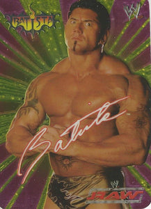 WWE Smackdown Tesla 2004 Trading Cards Batista Foil No.1