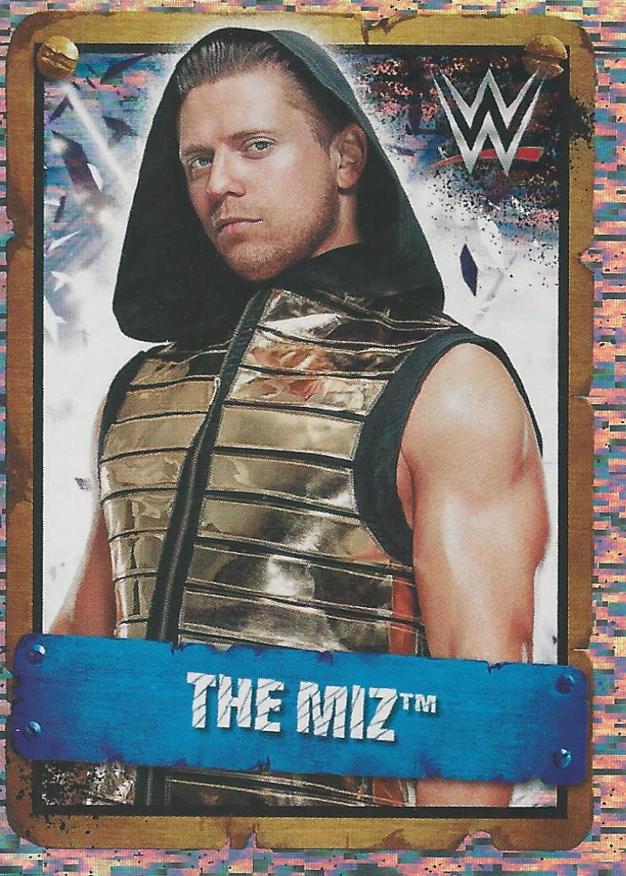 WWE Topps Stickers 2017 The Miz Foil No.133